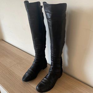 Stuart Weitzman Leather 5050 Boot, Size 9.5